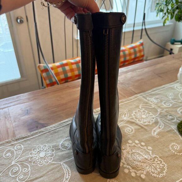 Frye Melissa Button Boot in Black - Picture 3 of 4